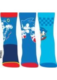 Chaussettes Sonic The Hedgehog Par Bioworld - Paquet de 3 Paires